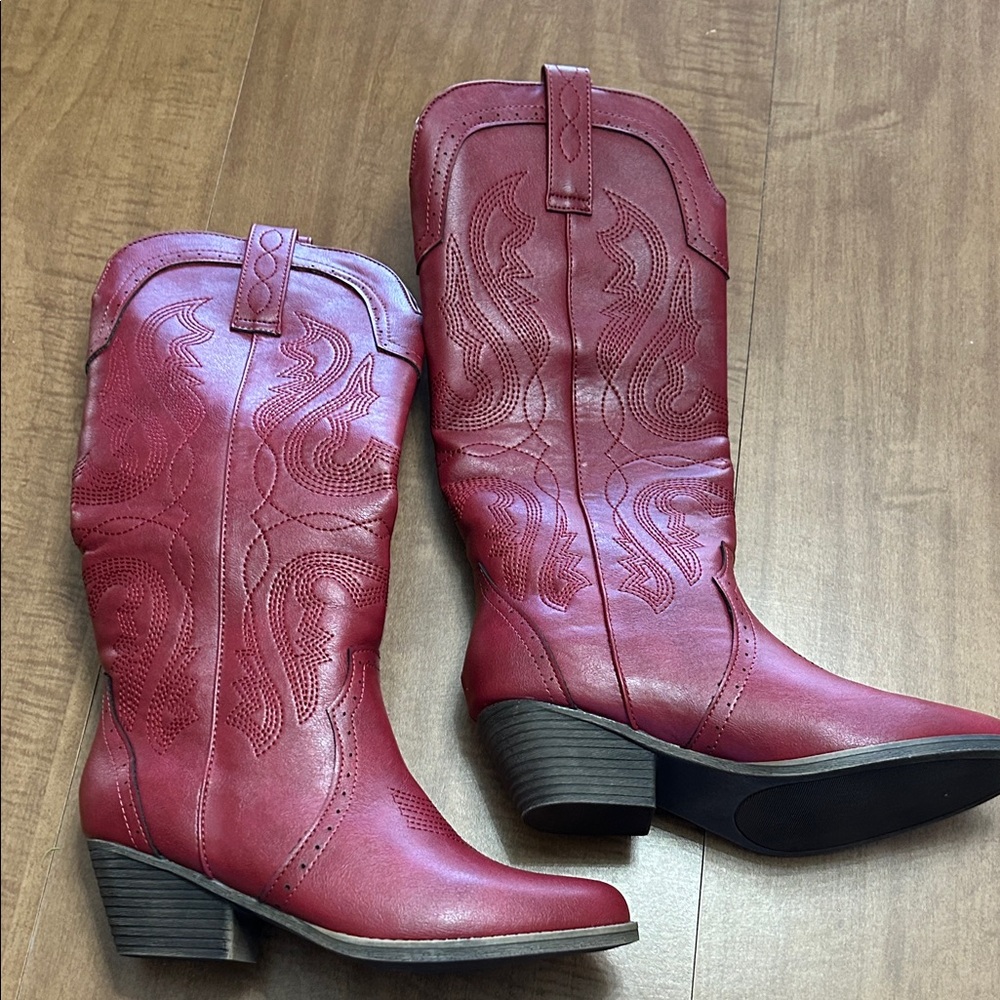 Women's Sugar Red Western Boots